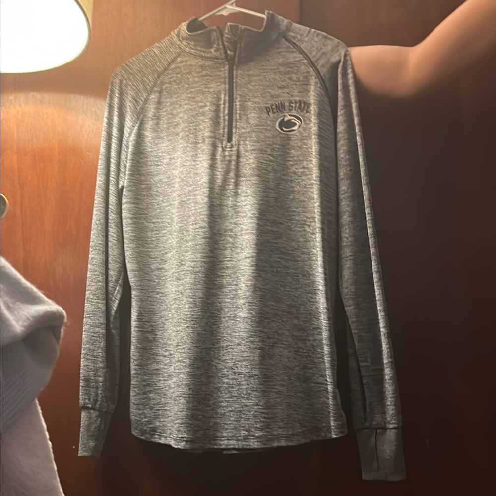 Penn State Gray Quarter-Zip Pullover